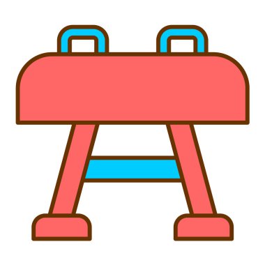 okul ikonu vektör illüstrasyonu 