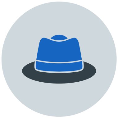 Şapka. Web simgesi basit illüstrasyon