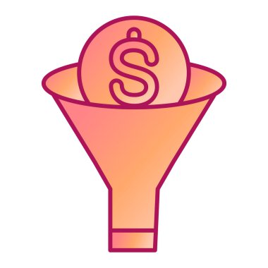 Simge vektör çizim huni