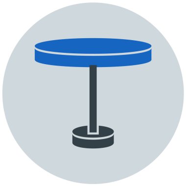 Masa lambası ikonu. Web tasarımı için sandalye vektör simgelerinin basit çizimi