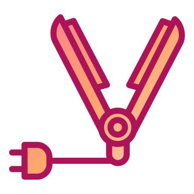 Makas. Web simgesi basit tasarım