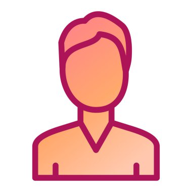 avatar. Web simgesi basit tasarım