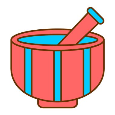 Bir fincan kahve ve çubuklu bir kase.