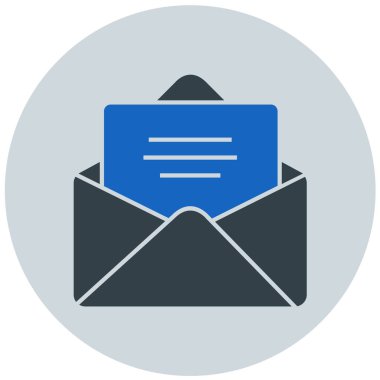 posta simgesi, vektör illüstrasyonu