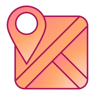 harita pin ikonu vektör illüstrasyonu