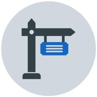 Anıt. Web simgesi basit illüstrasyon