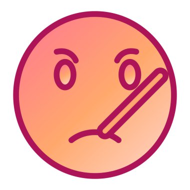 Yüz simgesi vektör illüstrasyonu