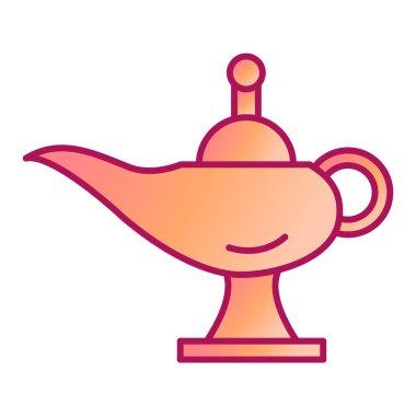 sihirli lamba ikonu vektör illüstrasyon tasarımı