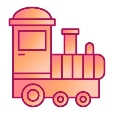 tren simgesi vektör illüstrasyonu