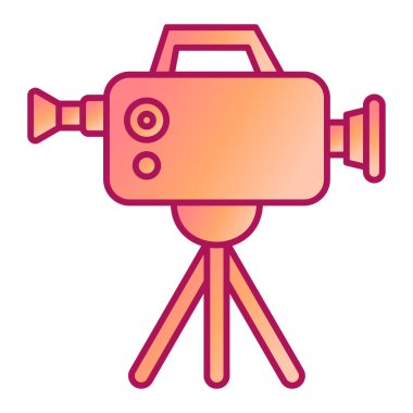 kamera web simgesi basit illüstrasyon