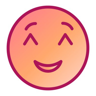 yüz ifadesi simge vektör illüstrasyon tasarımı