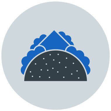 Tek bir simgenin vektör illüstrasyonu