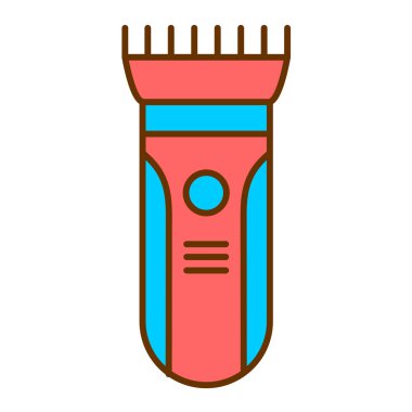 Tıraş. Web simgesi vektör illüstrasyonu