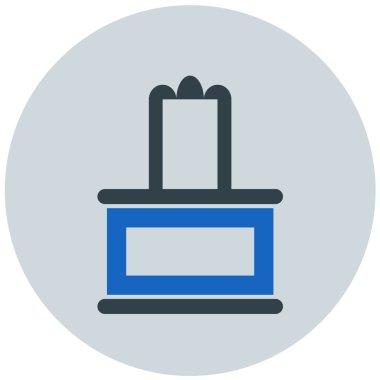 Vektör illüstrasyonu, simge ögesi arkaplanı