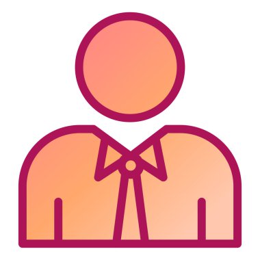 Adamım. Web simgesi basit illüstrasyon