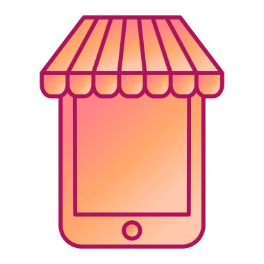 mobil online ecommerce market vektör illüstrasyonuName