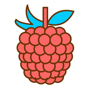 meyve ve sebze ikonu, organik gıda konsepti 