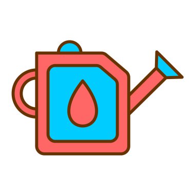 su konservesi modern ikon vektör illüstrasyonu