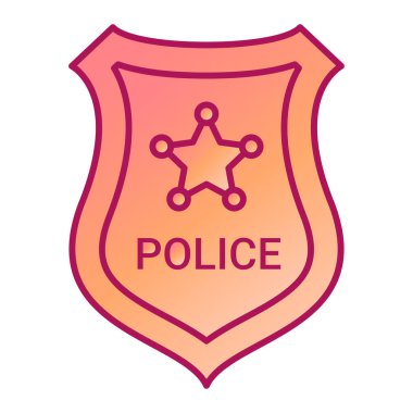 kalkan ikon vektör illüstrasyonu