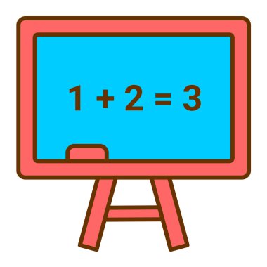 Okul tahtalı karatahta, vektör illüstrasyonu