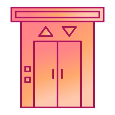 Kaldır. Web simgesi basit illüstrasyon