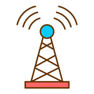 anten simgesi vektör illüstrasyonu