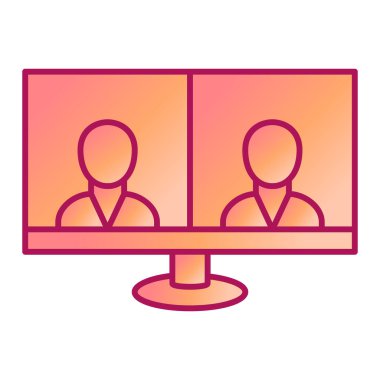 sunum vektörü renk simgesi