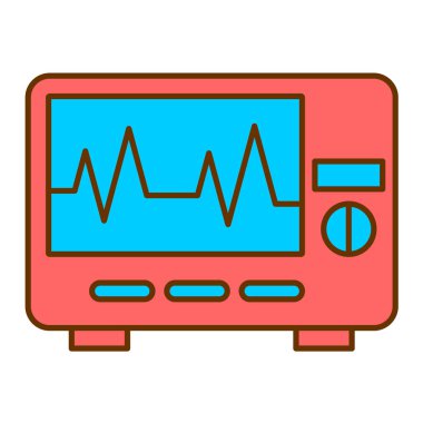 Kan testi ikonu. tıbbi sağlık sistemi vektör illüstrasyon sembolünü özetle