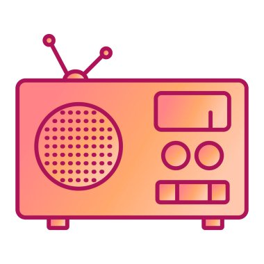 radyo simgesi vektör illüstrasyon grafik tasarımı