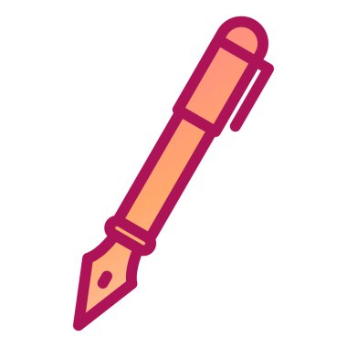 kalem simgesi vektör illüstrasyonu