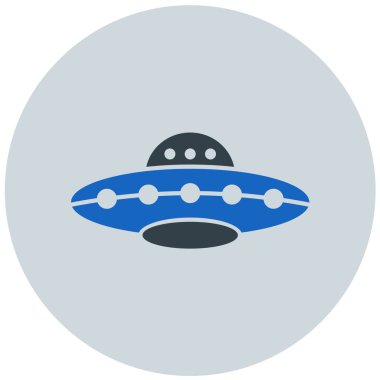 ufo. Web simgesi basit tasarım