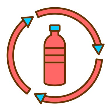 Su simgesinin vektör illüstrasyonu