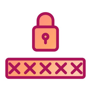 Güvenli, güvenlik, şifre, güvenlik, koruma, erişim, kaldırma. Basit resimleme