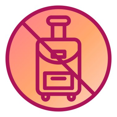 Havaalanı. Web simgesi basit illüstrasyon