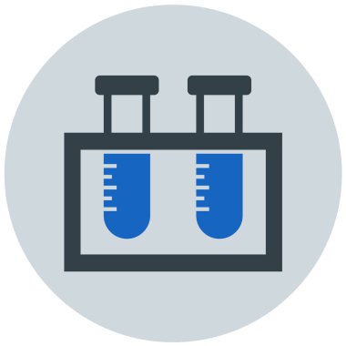 test tüp vektör simgesi