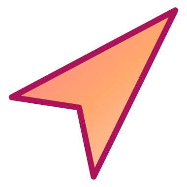 İmleç işaretçisi. Web simgesi