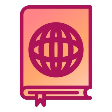 Küresel simge vektör illüstrasyonu