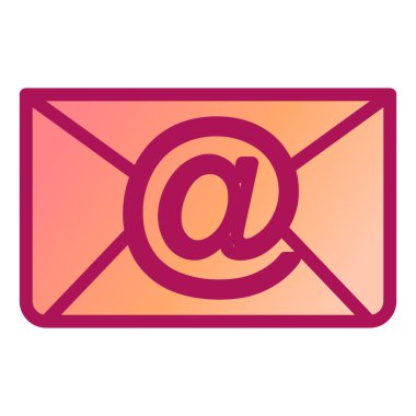 E- posta simgesi vektör illüstrasyonu