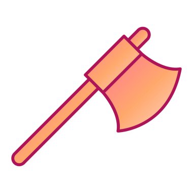 Axe modern simge vektör illüstrasyonu 