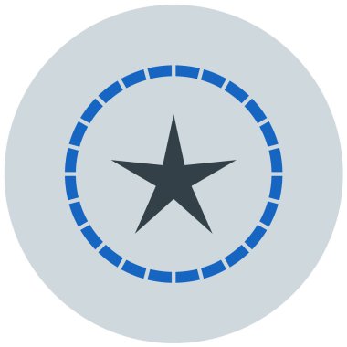 Yıldız. Web simgesi basit illüstrasyon