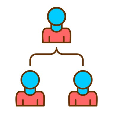 İnsan simgesinin vektör illüstrasyonu