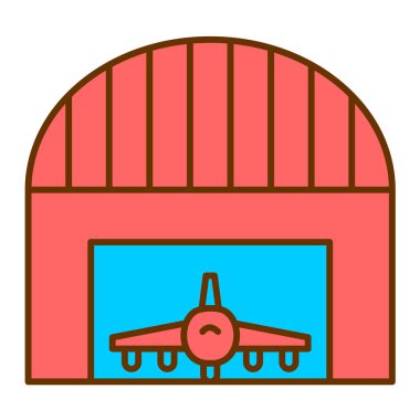 Modern yapı simgesinin vektör illüstrasyonu