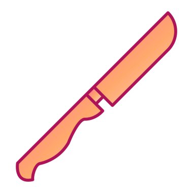 Bıçak ikonu. vektör illüstrasyonu