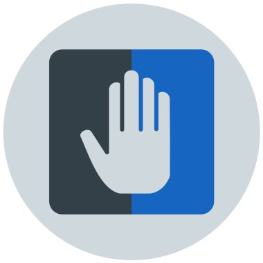 el simgesi vektör illüstrasyonu