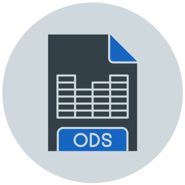 dosya biçimi simgesi, vektör illüstrasyonu