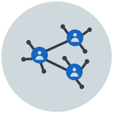 şebeke. Web simgesi basit illüstrasyon