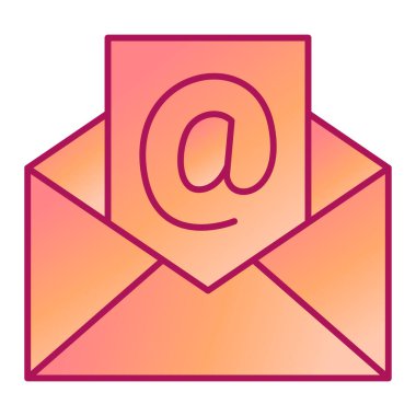 E- posta simgesi vektör illüstrasyonu