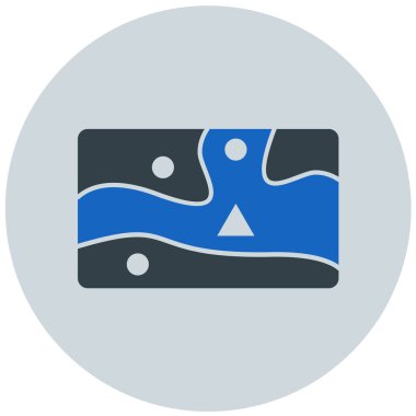 Kumsal. Web simgesi basit illüstrasyon