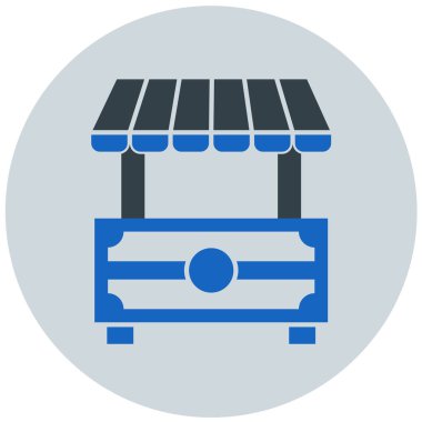 Modern simge vektör illüstrasyonunu durdur 