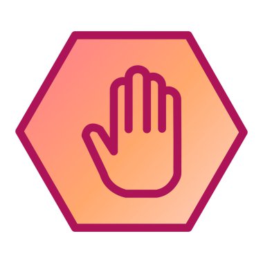 el simgesi vektör illüstrasyonu